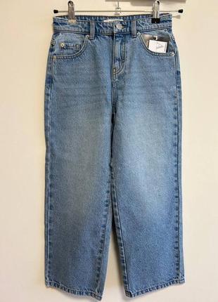 Джинсы straight для девочки 10-11 лет