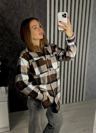 Флисовая рубашка