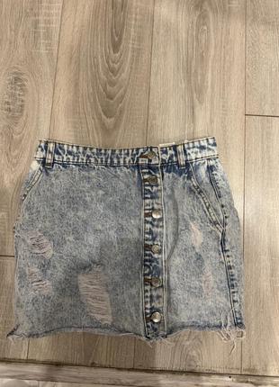 Джинсова юбка