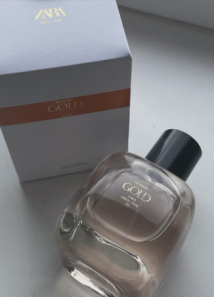Парфюм zara gold woman 90ml eau de parfum духи zara gold упакован