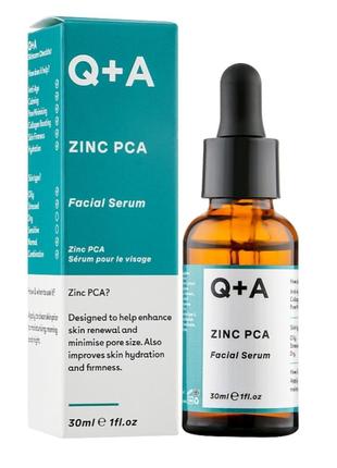 Q a сироватка для обличчя
q+a zinc pca facial serum 30ml