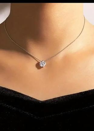 Камешок подвеска на цепочке