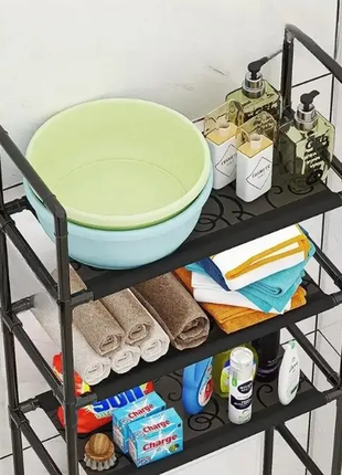 Полиця для пральної машини 72х25х155 см стелаж над пральною машиною4 фото