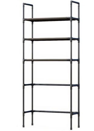 Полиця для пральної машини 72х25х155 см стелаж над пральною машиною9 фото