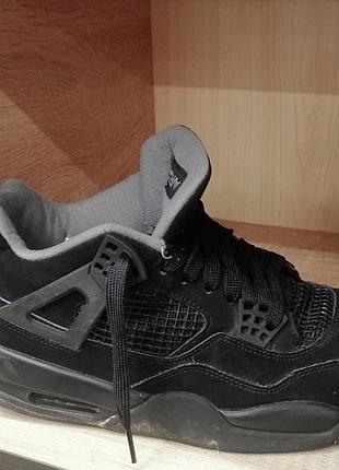 Men's air jordan 4 retro black cat