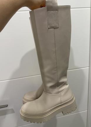 Сапоги демисезонные женские stradivarius 38