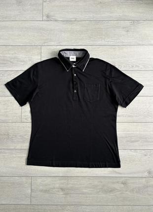 Чоловіче поло takeo kikuchi polo tee t-shirt japanese brand m черная футболка тенниска оригинал