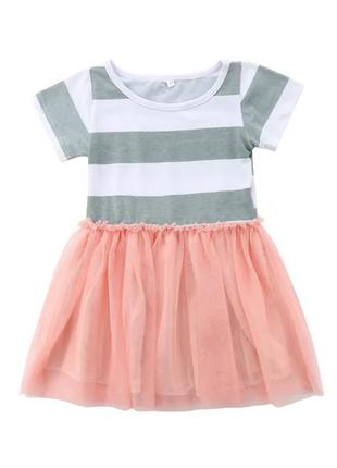 Детское платье платье с фатином для девочки 20304