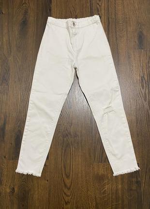 Джинсы скинни на резинке