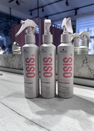 Спрей термозахист для волосся schwarzkopf professional osis+ flatliner 200мл