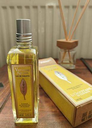 Нові парфуми l'occitane verbena citrus, коробка, чек, 100 мл