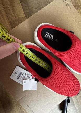 Переувная zara тапочки, кроссовки для школы 32 размер