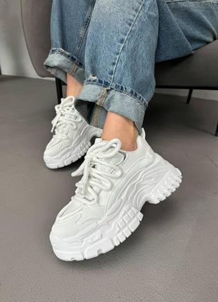 Знижка дня ‼️ кросівки на високій платформі білі