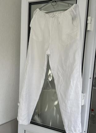 Брюки,штани льон