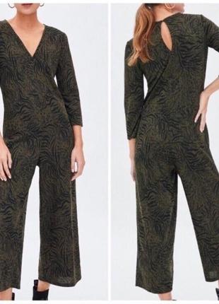 Комбинезон с кюлотами, комбинезон zara,zara комбинезон кюлоты,комплект комбинезон с брюками кюлотам