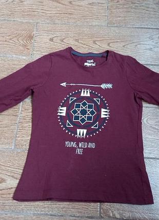 Футболка,гольф рукав 3/4 на 6-8 лет