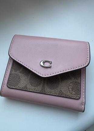 Кожаный кошелек coach