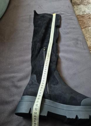Ботфорти 42-43 р панчохи замш