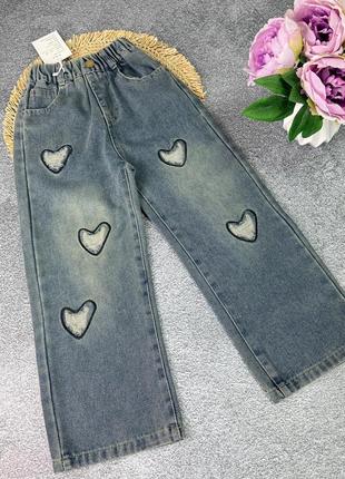 Стильные джинсы для девушек 120-160 г