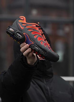 Кросівки nike air max tn drift plus black red 3