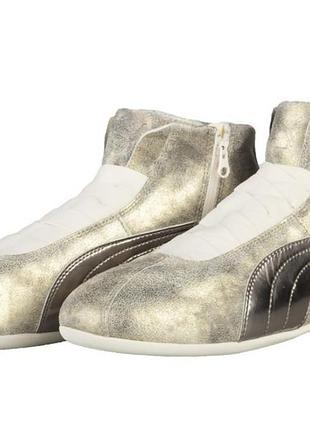 Кожаные кроссовки look puma