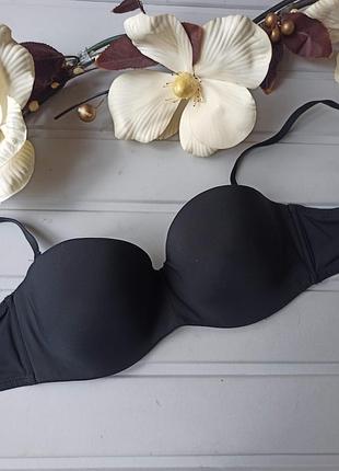 Гладкий бюстгальтер балконетт с закрытым мостиком 85в