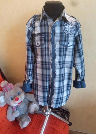 Рубашка на мальчика 11 лет.