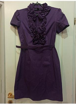 Платье фиолетовое джинсовое1 фото