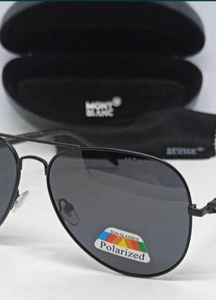 Montblanc очки капли мужские солнцезащитные классика