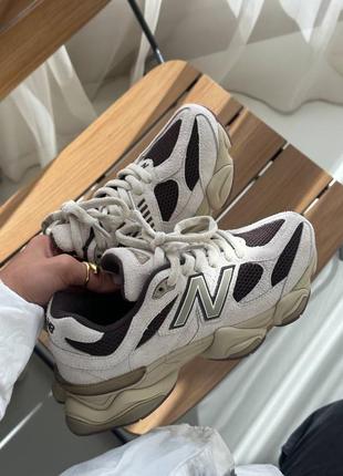 New balance 9060 beige/brown женские кроссовки New balance 9060 beige 9060