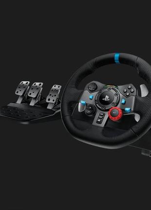 Игровой руль и педали logitech g29 driving force racing wheel