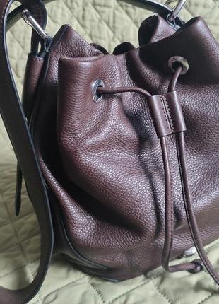 Шкіряна сумка-бочонок navyboot