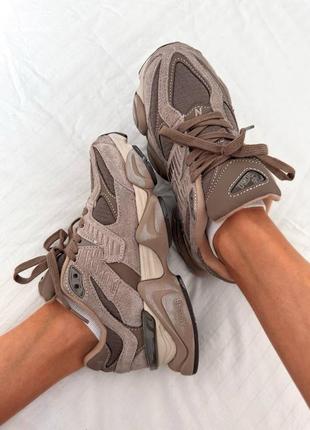 Кроссовки new balance 9060 « mushroom brown » premium