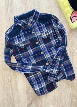 Сорочка  в клітинку на 5-6 років