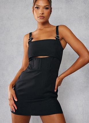 Черное платье платье платье платье, сарафан prettylittlething