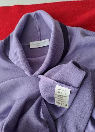 Шерстяной итальянский женский гольф, очень мягкий и теплый.3 фото