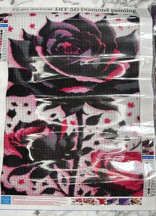 Алмазна мозаїка троянди алмазна вишивка набір