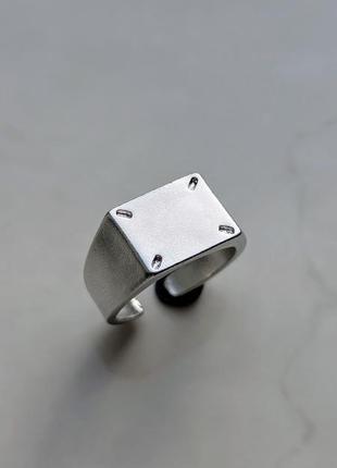 Кольцо maison margiela silver