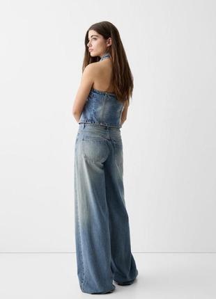Джинси джинсы бершка bershka super baggy р.м