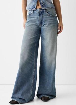 Джинси джинсы бершка bershka super baggy р.м3 фото