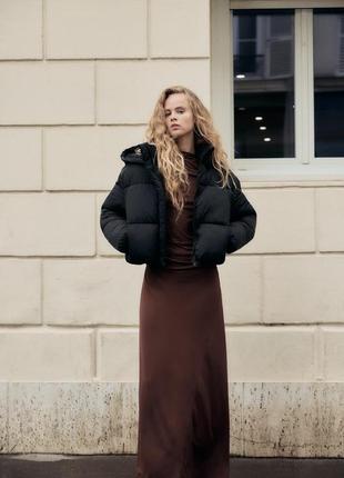Пуффер куртка zara
