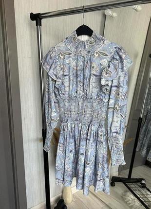 Платье в рюше в винтажном стиле,бренду qpzm