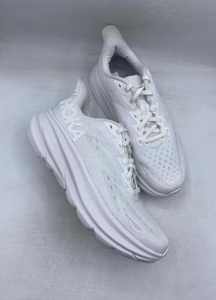 Кроссовки hoka one one clifton 9 (1127896-wwh) оригинал