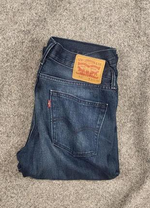 Дуже стильні завужені чоловічі джинси з потертостями levis 511 оригінал штани
