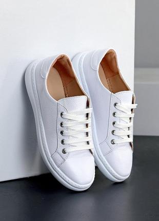 Кеды женские белые
