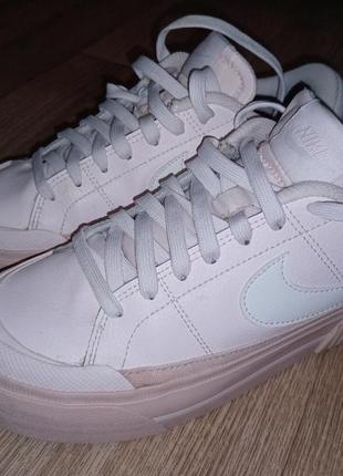Кроссовки женские демисезонные nike court legacy lift р.38 розовые