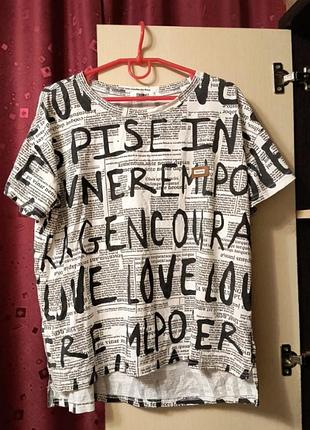 Футболка (черно-белая)