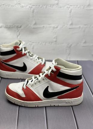 Мужские кожаные кроссовки fresh nike