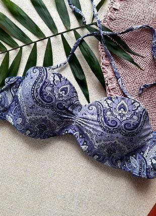 Купальный бра лиф без пуш-ап на косточках