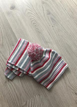 Набор шапка и шарф на девочку 7-8лет benetton